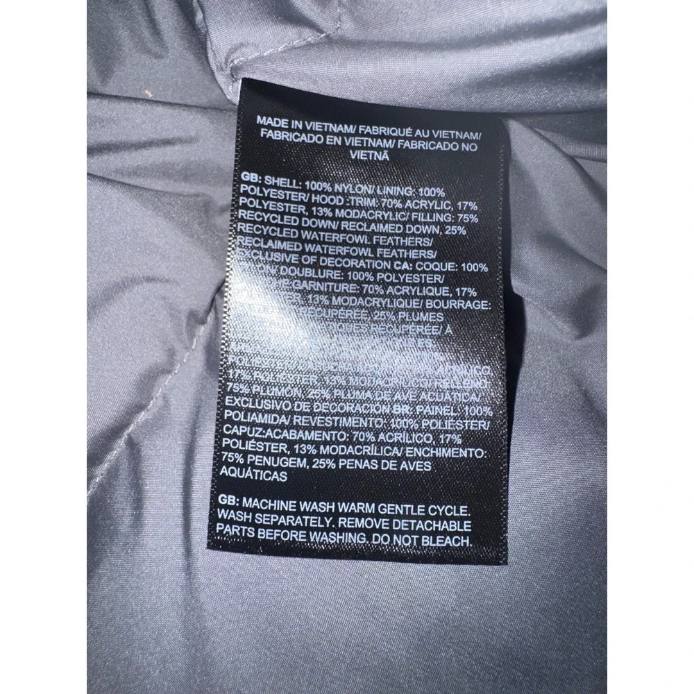 The North Face Mens McMurdo Parka Grey 600-Down Waterproof Jacket NF0A5GJF L